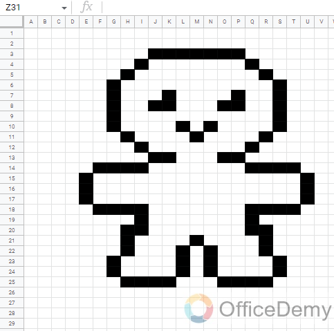 How to Make Pixel Art in Google Sheets 20