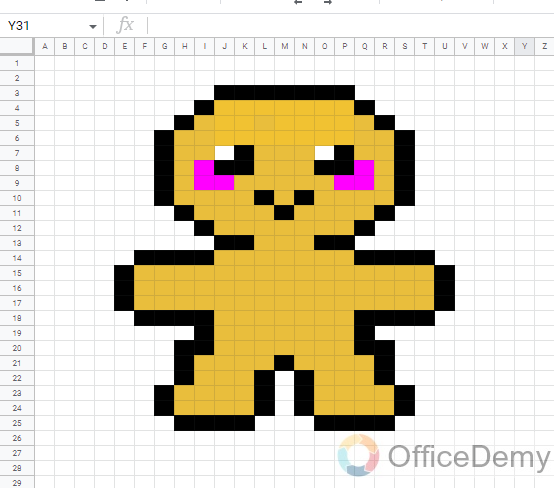 How to Make Pixel Art in Google Sheets 22