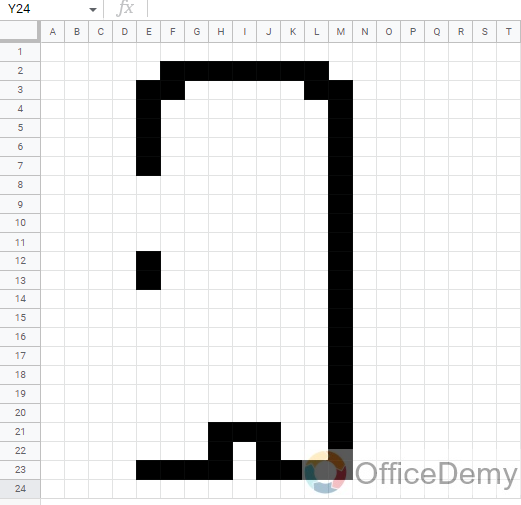 How to Make Pixel Art in Google Sheets 5