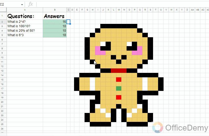 How to Make Pixel Art in Google Sheets 32