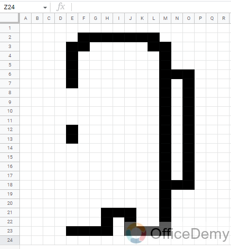 How to Make Pixel Art in Google Sheets 6