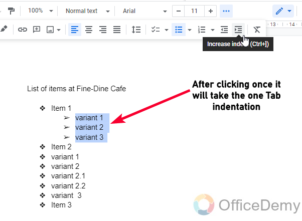 How to Make Sub Bullet Points in Google Docs 19