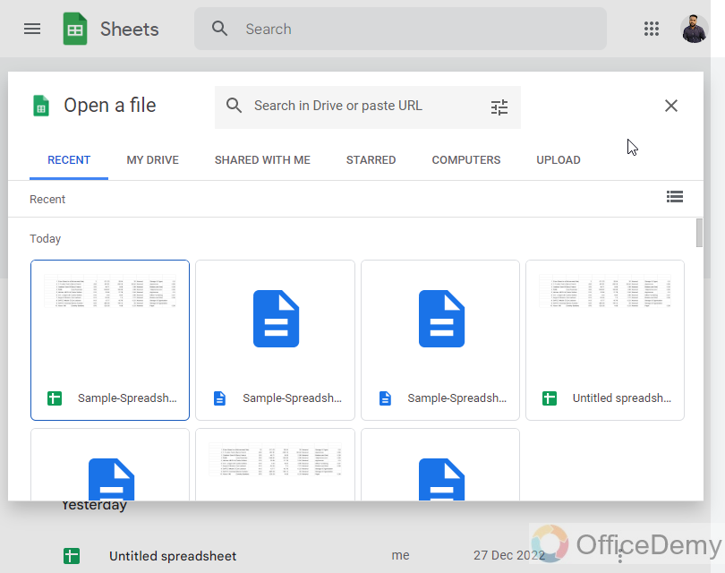 How to Open an Excel file in Google Sheets 3