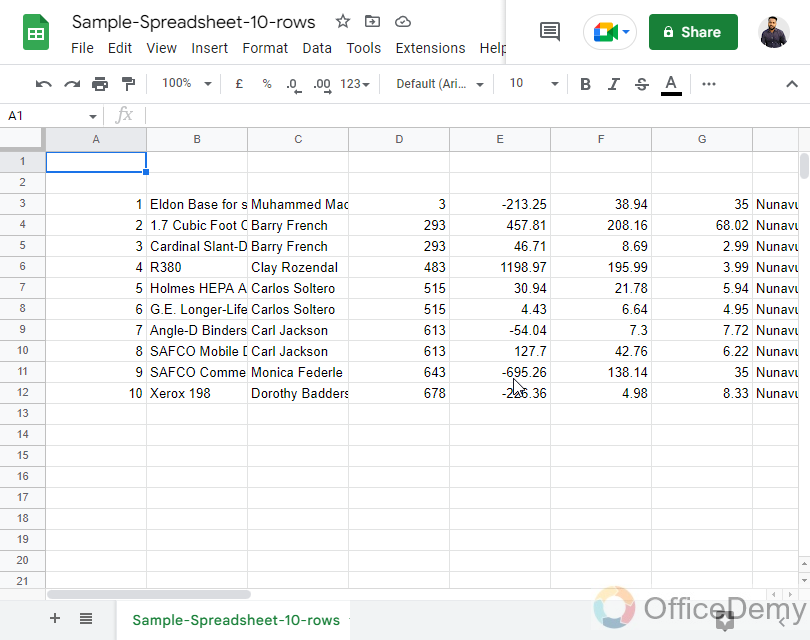 How to Open an Excel file in Google Sheets 11