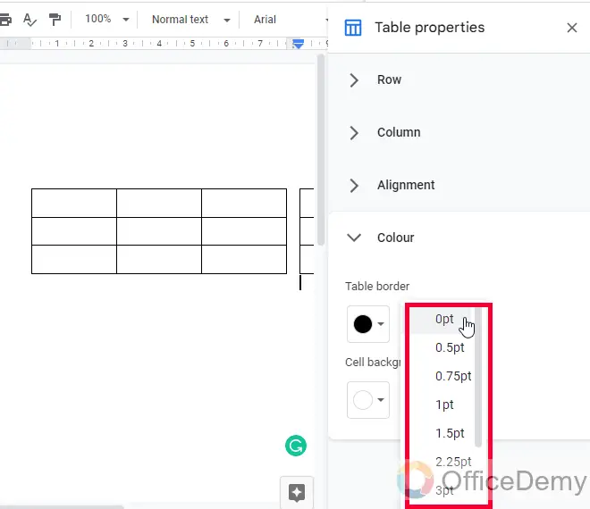 How to Put Tables Side By Side in Google Docs 12