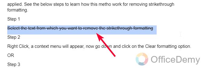 How to Remove Strikethrough in Google Docs 7