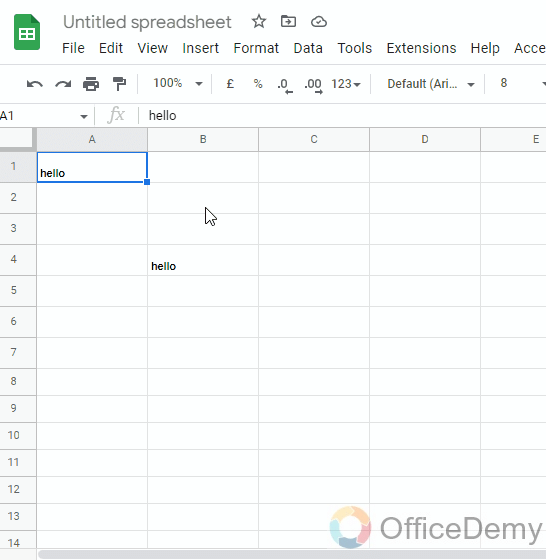 How to Select Multiple Cells in Google Sheets 12