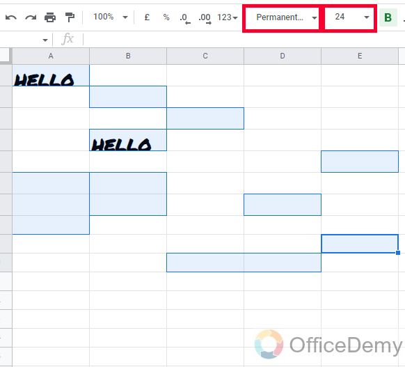 How to Select Multiple Cells in Google Sheets 14