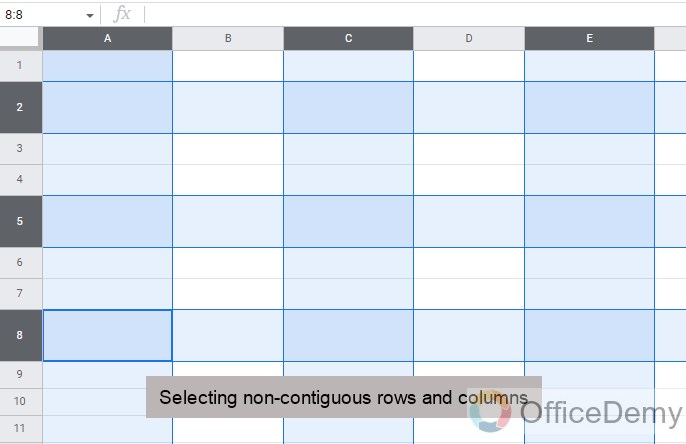 How to Select Multiple Cells in Google Sheets 20
