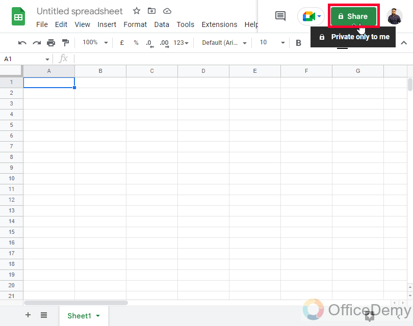 How to Share Google Sheets 2