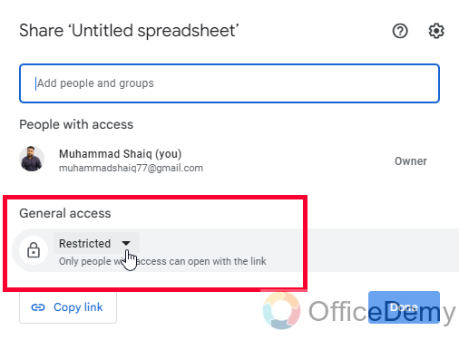 How to Share Google Sheets 7