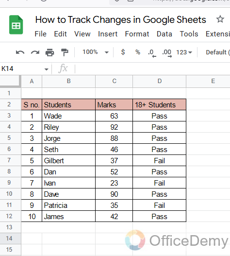 How to Track Changes in Google Sheets 1
