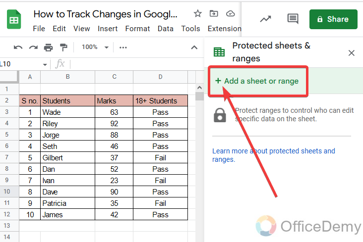 How to Track Changes in Google Sheets 10