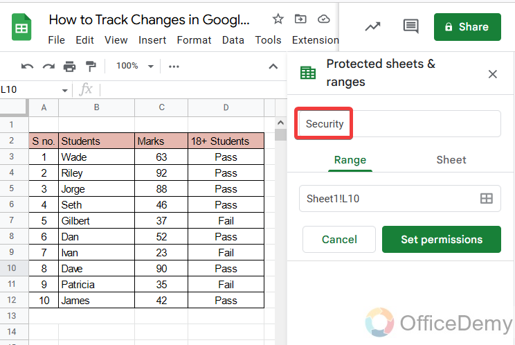 How to Track Changes in Google Sheets 11
