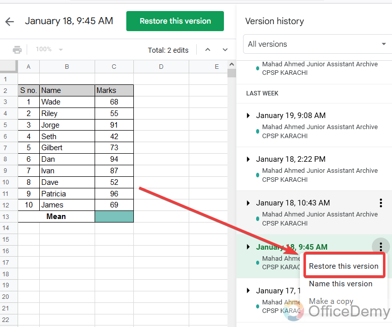 How to Track Changes in Google Sheets 22