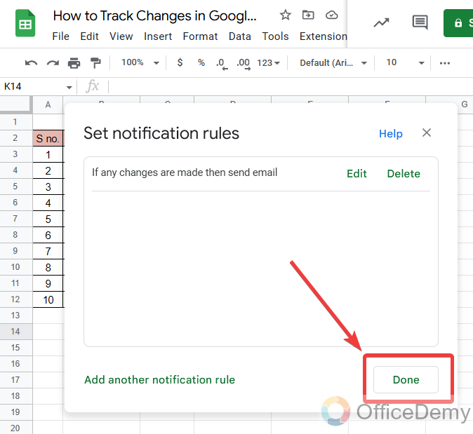 How to Track Changes in Google Sheets 7
