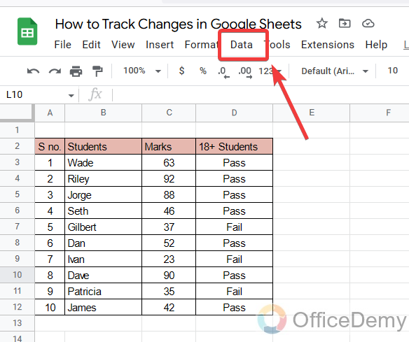 How to Track Changes in Google Sheets 8