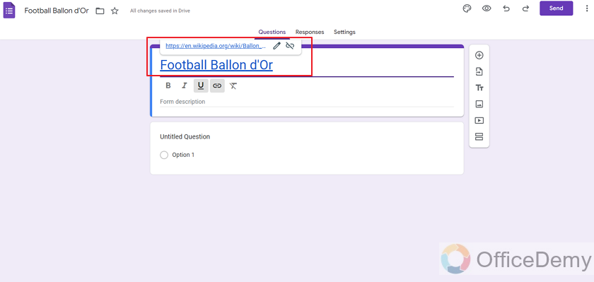 How to create hyperlink in google forms 13