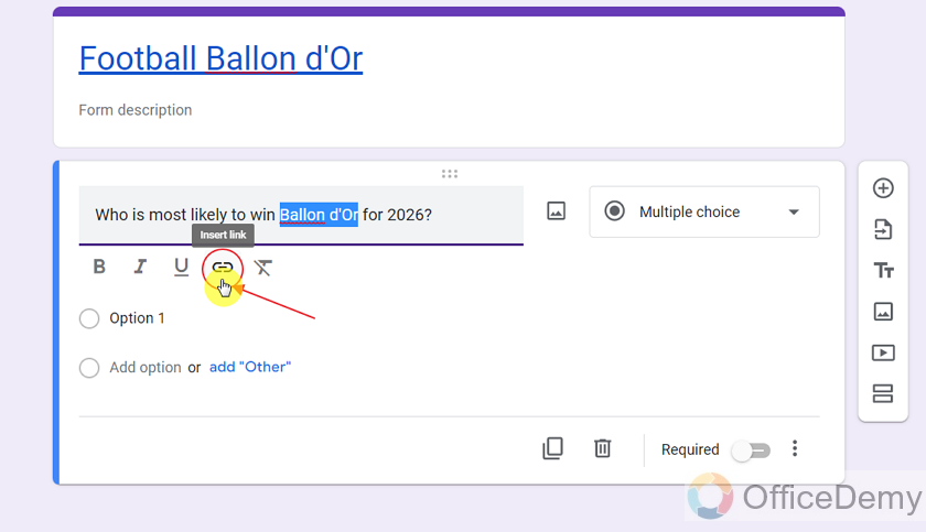 How to create hyperlink in google forms 20