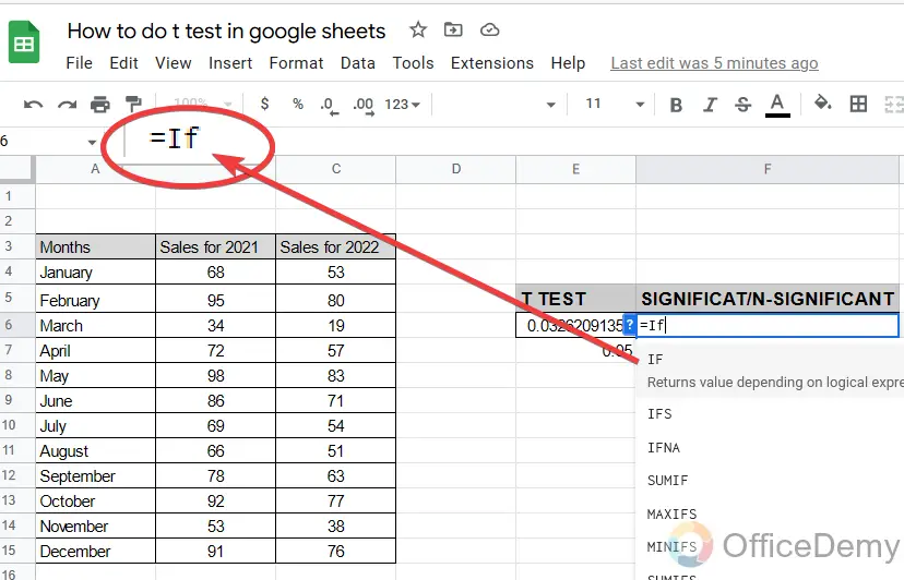 How to do a t test in google sheets 19
