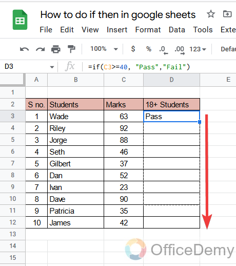 How to do if then in google sheets 10