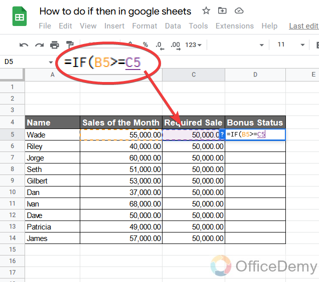 How to do if then in google sheets 15