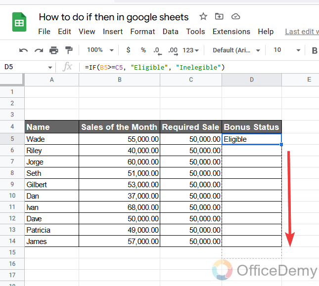 How to do if then in google sheets 17