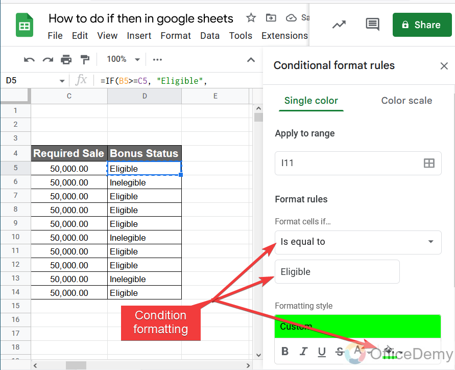 How to do if then in google sheets 20