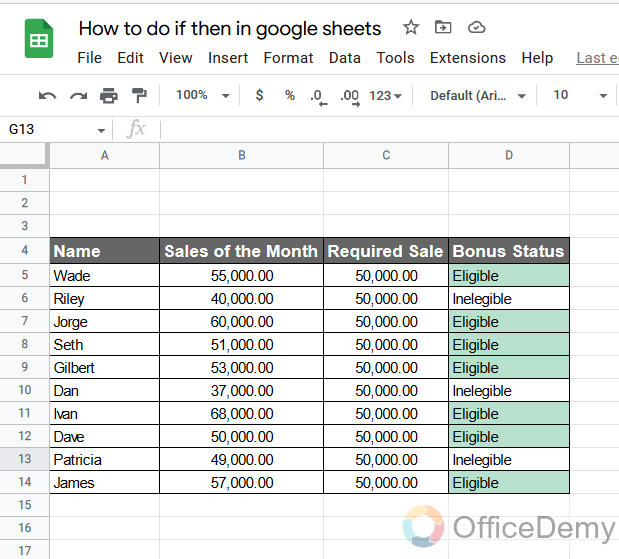 How to do if then in google sheets 21