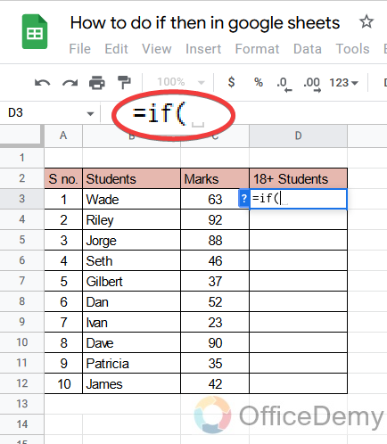 How to do if then in google sheets 3
