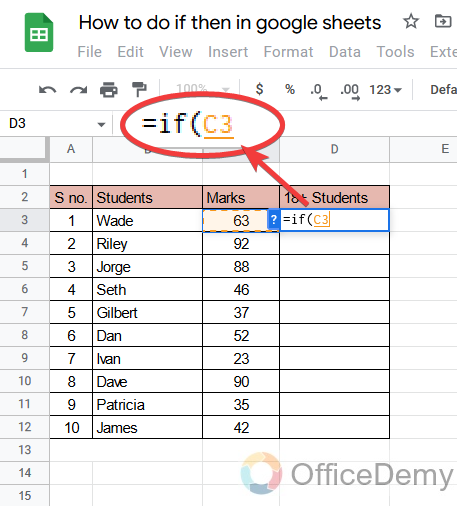 How to do if then in google sheets 4