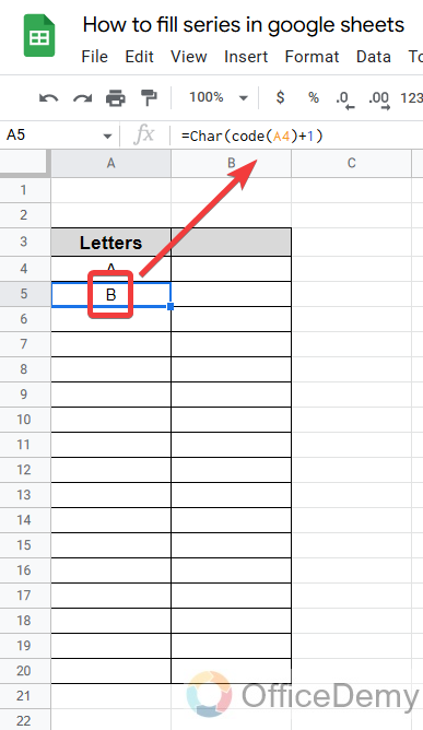 How to fill series in google sheets 12