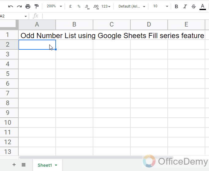 How to fill series in google sheets 15