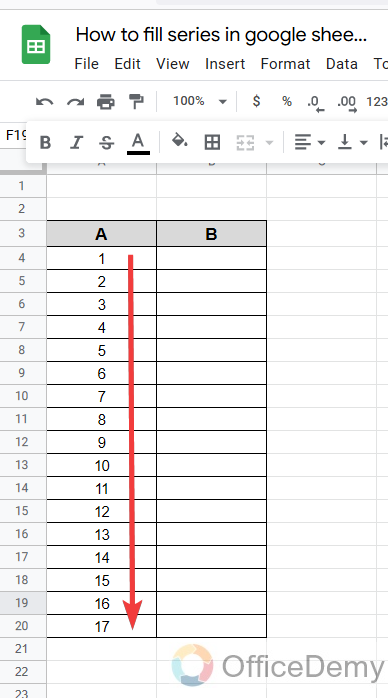 How to fill series in google sheets 6