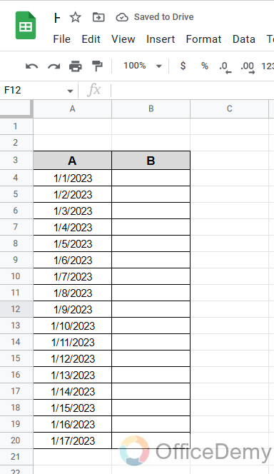 How to fill series in google sheets 9