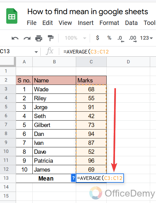 How to find mean in google sheets 9