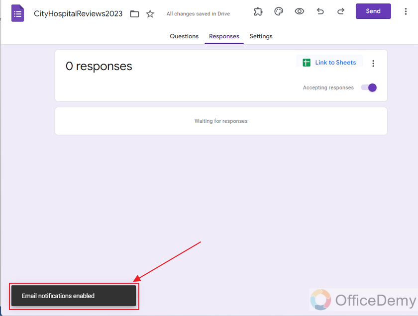 How to get email notifications from Google Forms 11