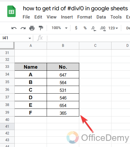 How to hide #div0 in google sheets 15