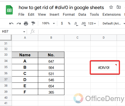How to hide #div0 in google sheets 17