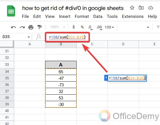 How to hide #div0 in google sheets 20