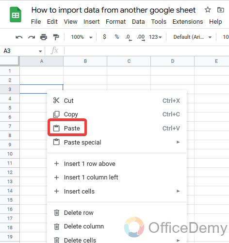 How to import data from another google sheet 3
