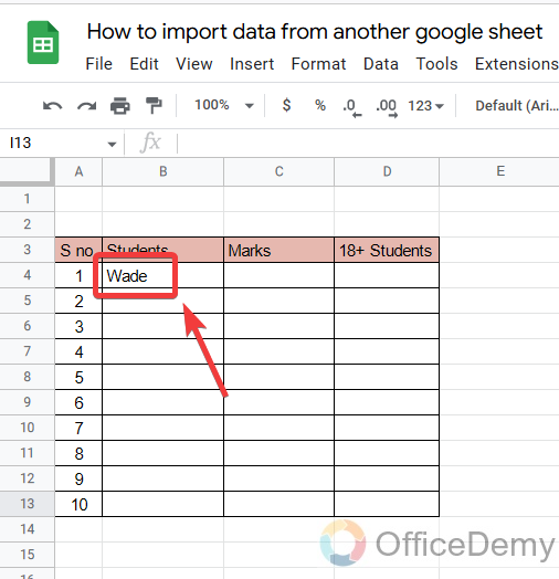 How to import data from another google sheet 9
