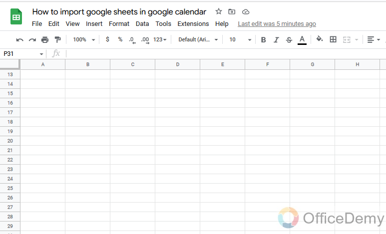 How to import google sheets in google calendar 1