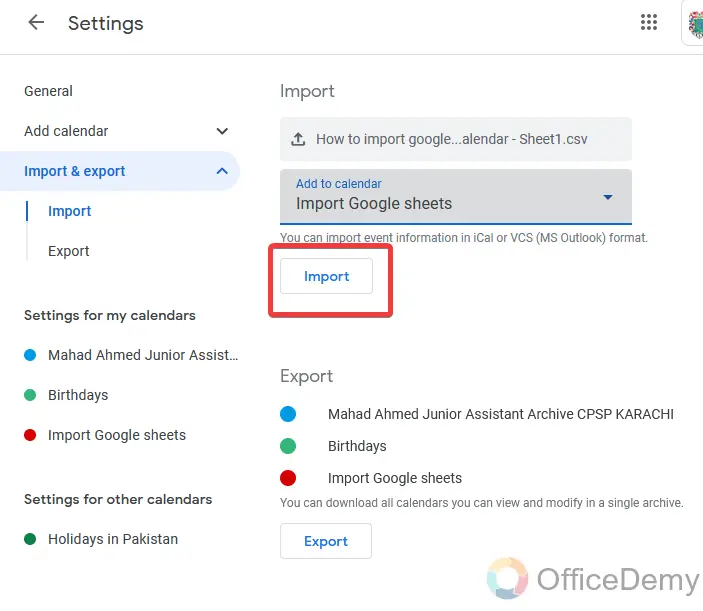 How to import google sheets in google calendar 18