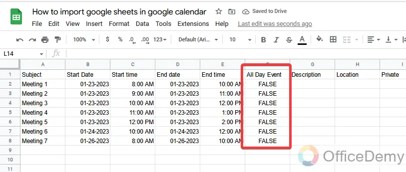 How to import google sheets in google calendar 6