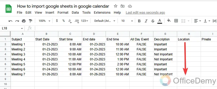 How to import google sheets in google calendar 8