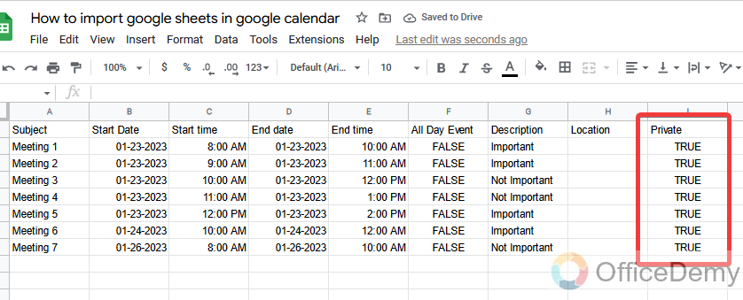 How to import google sheets in google calendar 9