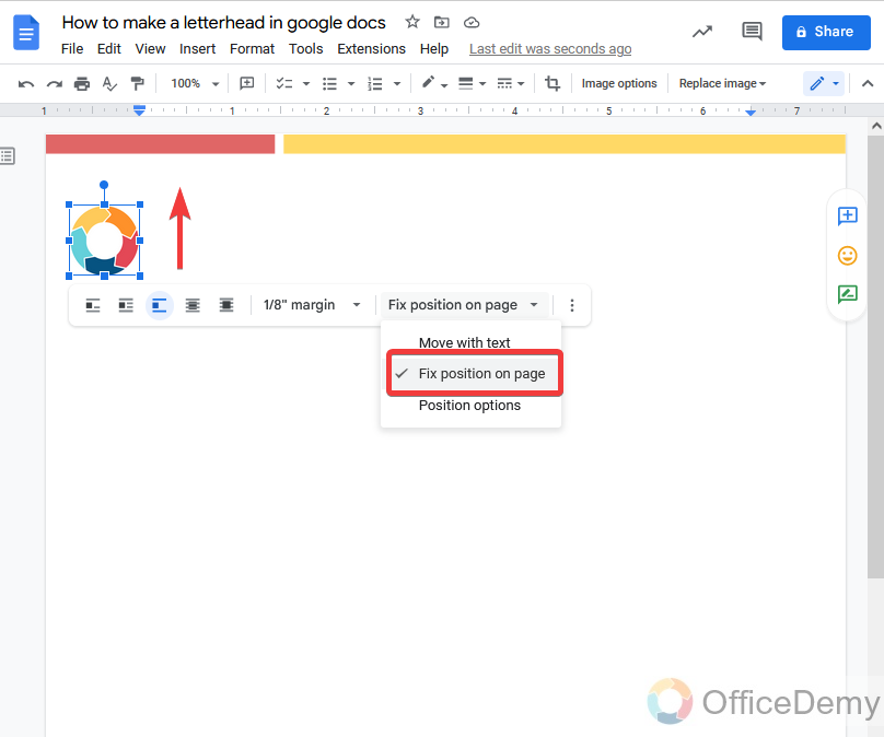 How to make a letterhead in google docs 11
