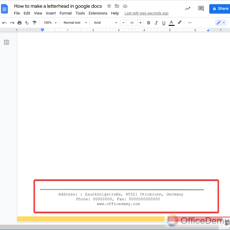 How to make a letterhead in google docs 20