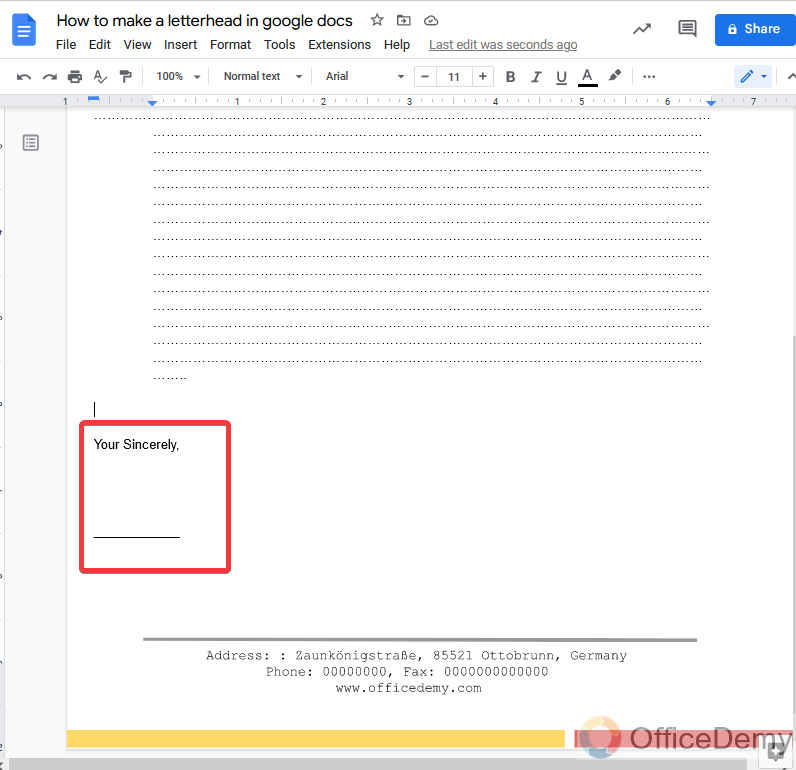 How to make a letterhead in google docs 22